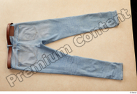  Clothes  222 blue jeans brown belt casual 0002.jpg